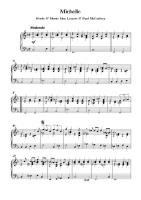 The Beatles - Michelle - Free Downloadable Sheet Music