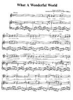 Louis Armstrong What A Wonderful World Free Downloadable Sheet